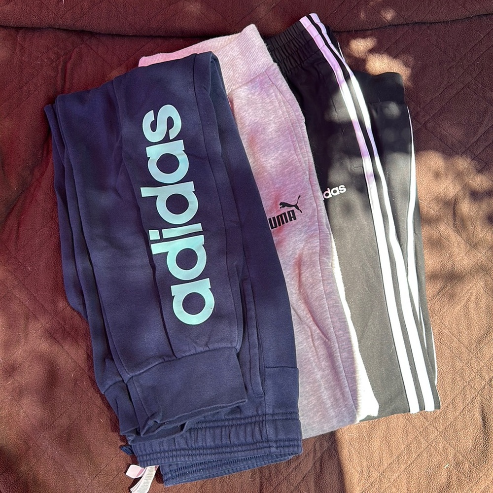 Three joggers